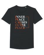 Inner peace Tricou mânecă scurtă guler larg Bărbat Skater