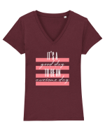 Awesome Tricou mânecă scurtă guler V Damă Evoker