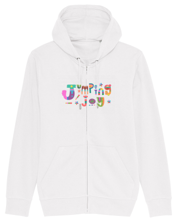 Jumping joy White