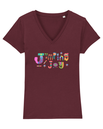 Jumping joy Burgundy