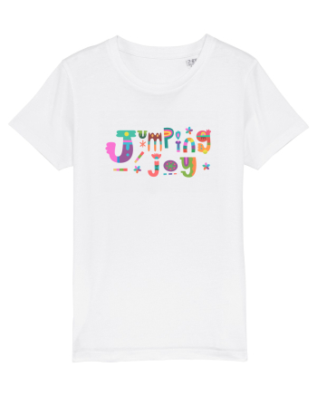 Jumping joy White