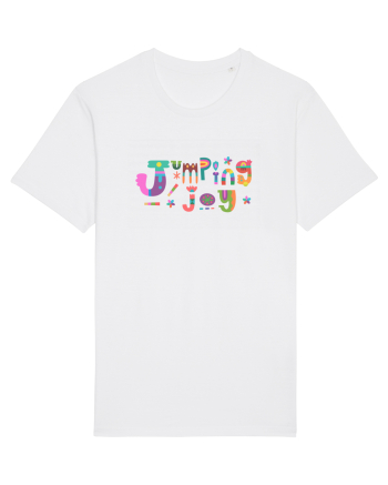 Jumping joy White