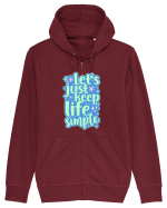 Simple life 1 Hanorac cu fermoar Unisex Connector