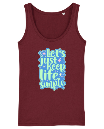 Simple life 1 Burgundy