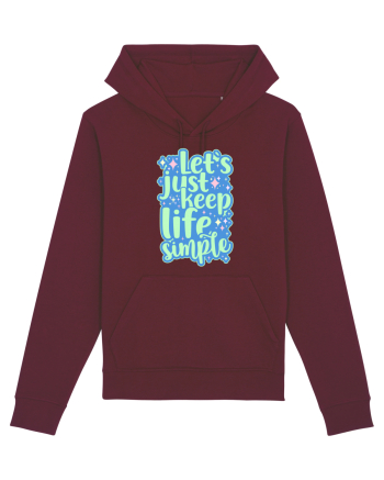 Simple life 1 Burgundy