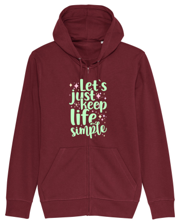 Simple life 2 Burgundy