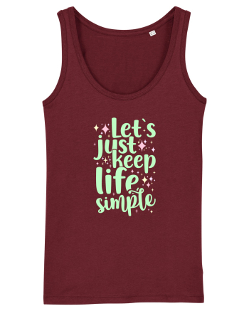 Simple life 2 Burgundy