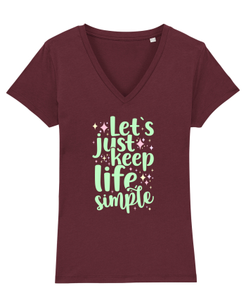 Simple life 2 Burgundy