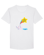 Don't get wet Tricou mânecă scurtă guler larg Bărbat Skater