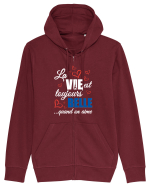 La belle vie Hanorac cu fermoar Unisex Connector