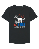 La belle vie Tricou mânecă scurtă guler larg Bărbat Skater