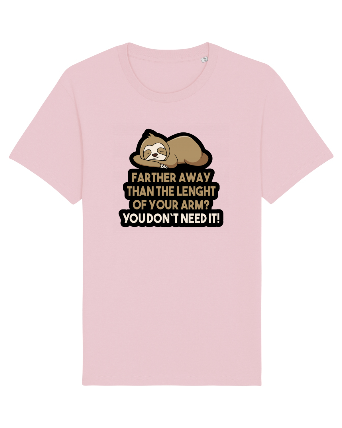 Tricou mânecă scurtă Unisex Rocker Cotton Pink