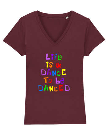 Life is a dance Burgundy