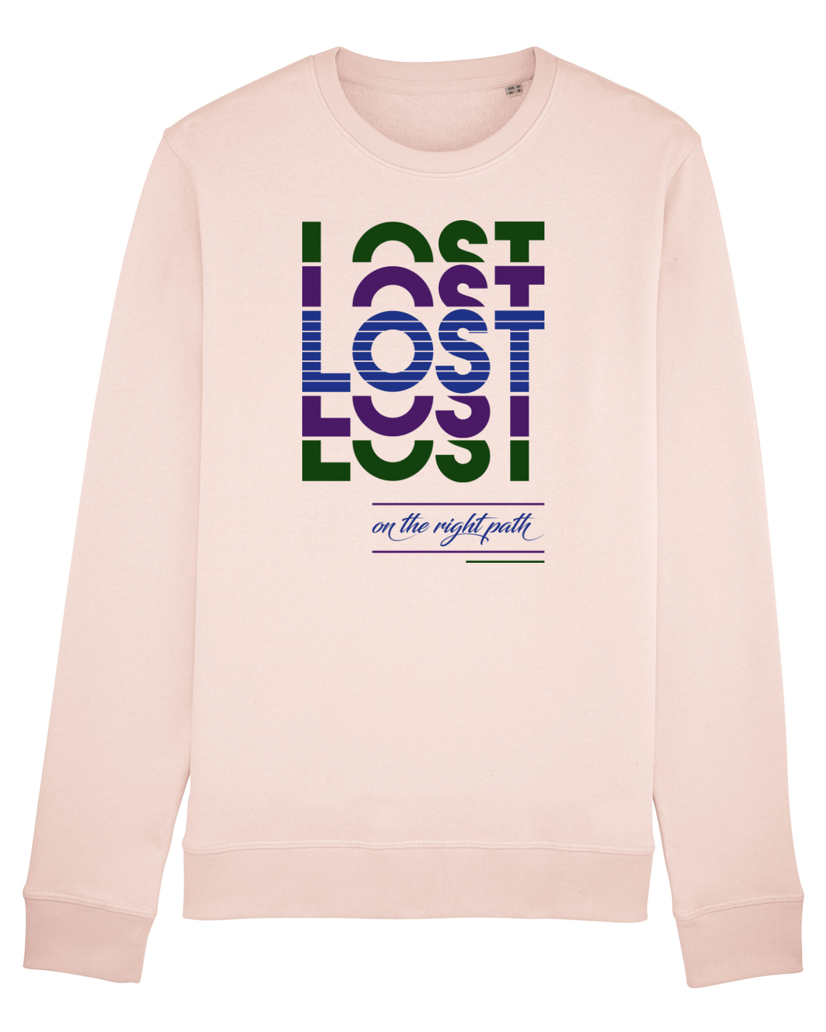 Bluză mânecă lungă Unisex Rise Candy Pink