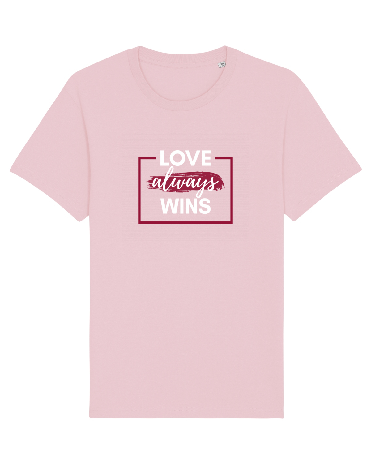 Tricou mânecă scurtă Unisex Rocker Cotton Pink