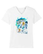 Different music Tricou mânecă scurtă guler V Bărbat Presenter
