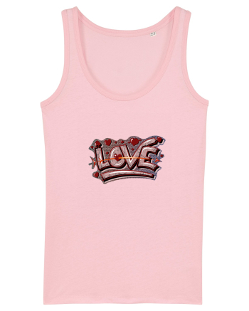 Graffiti love Cotton Pink