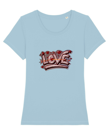 Graffiti love Sky Blue