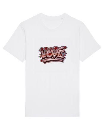 Graffiti love White