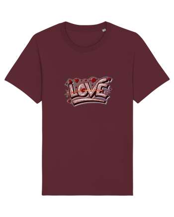 Graffiti love Burgundy