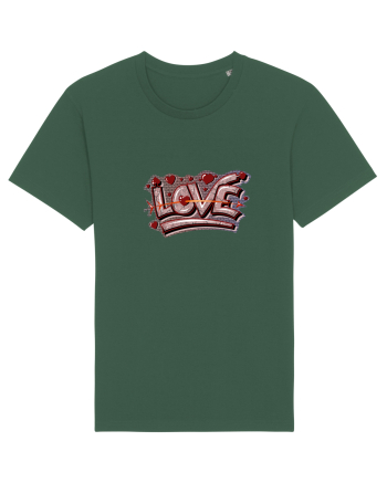 Graffiti love Bottle Green
