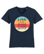 Love is Tricou mânecă scurtă guler V Bărbat Presenter