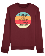 Love is Bluză mânecă lungă Unisex Rise
