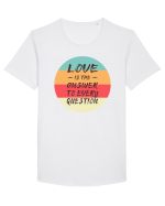 Love is Tricou mânecă scurtă guler larg Bărbat Skater