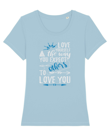 Love yourself  Sky Blue