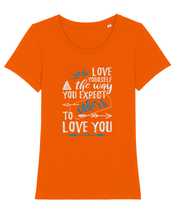Love yourself  Bright Orange