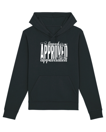 Loved, approved, appreciated -alb Black