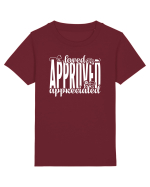 Loved, approved, appreciated -alb Tricou mânecă scurtă  Copii Mini Creator