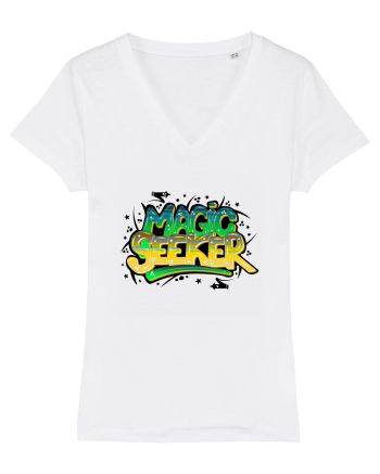 Magic seeker - graffiti White