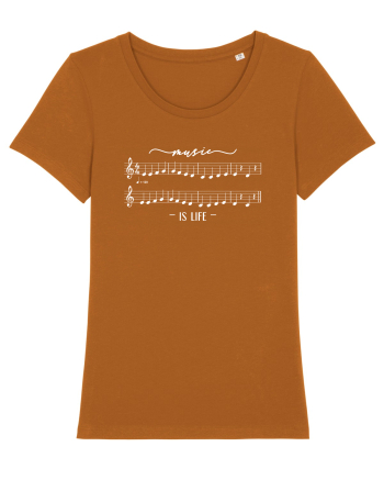 Music is life Roasted Orange