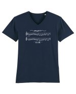 Music is life Tricou mânecă scurtă guler V Bărbat Presenter