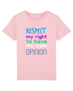 My own opinion Tricou mânecă scurtă  Copii Mini Creator