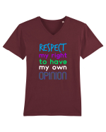 My own opinion Tricou mânecă scurtă guler V Bărbat Presenter