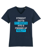 Messed up reality Tricou mânecă scurtă guler V Bărbat Presenter