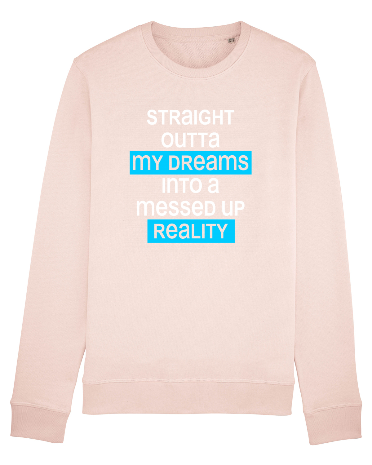Bluză mânecă lungă Unisex Rise Candy Pink