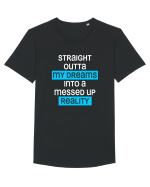 Messed up reality Tricou mânecă scurtă guler larg Bărbat Skater
