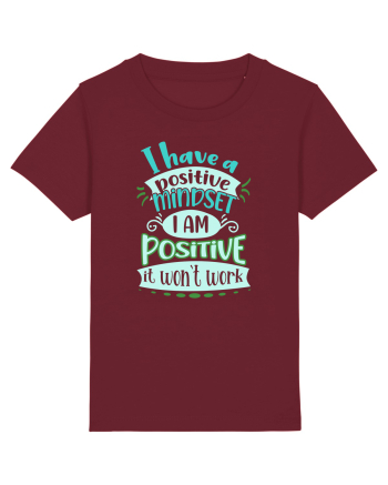 Positive mindset Burgundy
