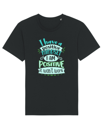 Positive mindset Black