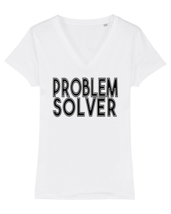 Problem solver - black White