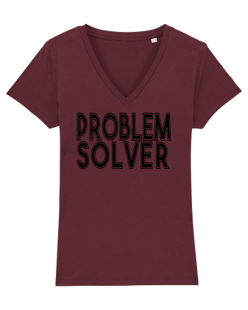 Problem solver - black Burgundy