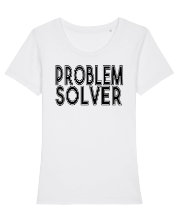 Problem solver - black White