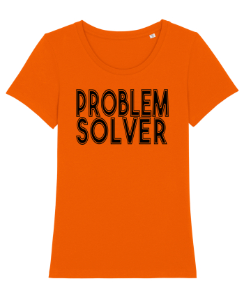 Problem solver - black Bright Orange