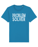 Problem solver - alb Tricou mânecă scurtă Unisex Rocker
