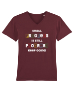 About progress Tricou mânecă scurtă guler V Bărbat Presenter