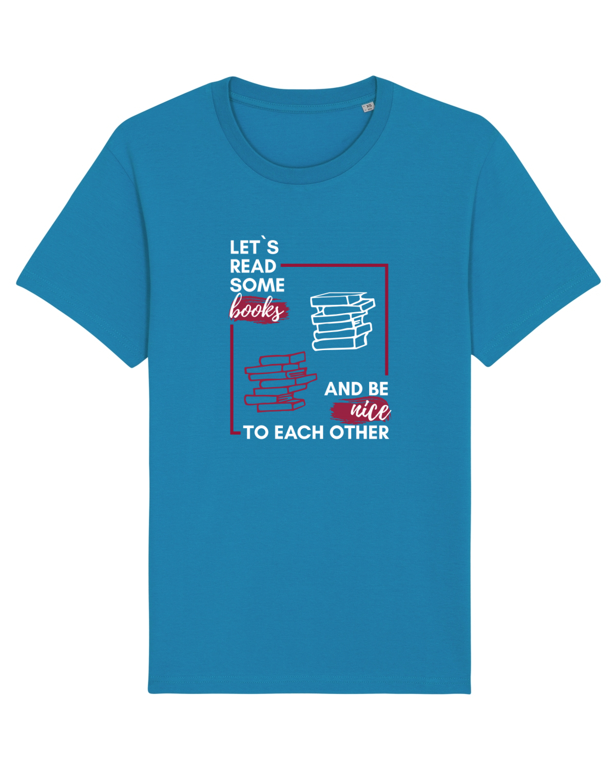Tricou mânecă scurtă Unisex Rocker Azur