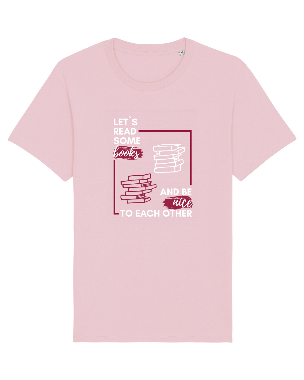Tricou mânecă scurtă Unisex Rocker Cotton Pink
